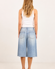 STORIES BE TOLD MAVERICK KNEE LENGTH BERMUDA DENIM SHORTS