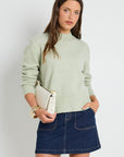 IVY + JACK CLOUD FUNNEL NECK KNIT JUMPER
