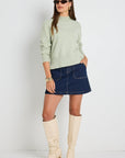 IVY + JACK CLOUD FUNNEL NECK KNIT JUMPER