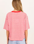 STORIES BE TOLD COHESION OVERSIZED CONTRAST BINDING BOXY SHORT SLEEVE TEE