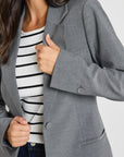 STORIES BE TOLD SUAVE FITTED SHORT BLAZER