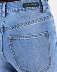 IVY + JACK CATALINE 90S BLUE KICK FLARE CROP JEAN