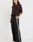 STORIES BE TOLD VIBE JACQUARD STRIPE WIDE LEG PANTS