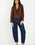 IVY+JACK DECORATE FRILL TOP