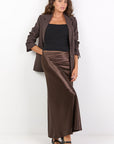 STORIES BE TOLD PRODIGY SATIN CUT MAXI DSKIRT