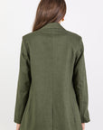 IVY + JACK DOCK RAMIE BLAZER ROLLED SLEEVE BLAZER