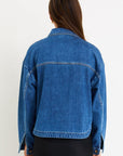 AMONG THE BRAVE ECHO PATCH POCKET DENIM JACKET