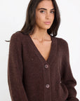 STORIES BE TOLD ESSENCE V NECK RIB CARDIGAN