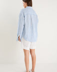 RE:UNION EXLATED LINEN VISCOSE OVERSIZED SHIRT