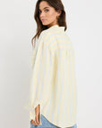 RE:UNION EXALTED LINEN VISCOSE OVERSIZED SHIRT