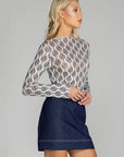 BLAK GIGI PRINT TOP