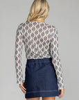 BLAK GIGI PRINT TOP