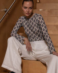 BLAK GIGI PRINT TOP