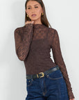 AMONG THE BRAVE GIVING LACE LS TOP