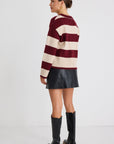 AMONG THE BRAVE SYNERGY PU LEATHER MINI SKIRT