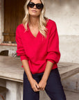 IVY + JACK HARVEST V NECK KNIT JUMPER