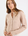 IVY + JACK HIGHLIGHT MOHAIR BLEND CREWNECK CARDIGAN