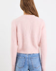 IVY + JACK HIGHLIGHT MOHAIR BLEND CREWNECK CARDIGAN