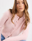 IVY + JACK HIGHLIGHT MOHAIR BLEND CREWNECK CARDIGAN