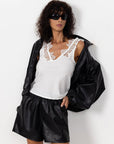 BLAK VALERA LACE DETAIL TOP