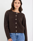 STORIES BE TOLD IMPRINT SOFT KNIT CREWNECK CARDIGAN