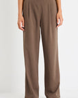 AMONG THE BRAVE INSTINCTIVE TWILL WIDE LEG ELASTIC BACK PANT