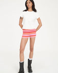 HUFFER KYRA STRIPE KNIT SHORT