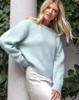 IVY + JACK LAIDBACK MOHAIR BLEND RELAXED JUMPER