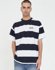 HUFFER GAME DAY STRIPE TEE