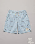 JUST ANOTHER FISHERMAN MULLET STACK VOLLEY SHORTS STERLING BLUE
