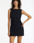 BLAK MEND YOUR HEART MINI DRESS