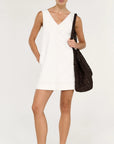 STAPLE THE LABEL NYRA DENIM MINI DRESS