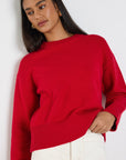 BY ROSA NEGATIVE CREW NECK JUMPER