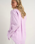 RE:UNION OPTIMUM LINEN OVERSIZED SHIRT