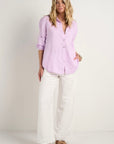 RE:UNION OPTIMUM LINEN OVERSIZED SHIRT