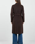 IVY + JACK PROVENCE MELTON DOUBLE BREASTED BELTED COAT