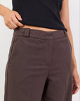 AMONG THE BRAVE JAUNTY SLANT POCKET WIDE LEG PANTS