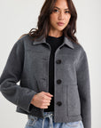BY ROSA. RANGER WOOL BLEND SOFT JACKET