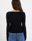 IVY+JACK RECIPROCAL BOATNECK RIB TOP