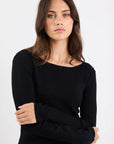IVY+JACK RECIPROCAL BOATNECK RIB TOP
