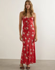 AUGUSTE ANNE TIE SLIP MAXI DRESS