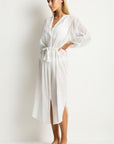 SEA LEVEL SALT BOHO LONG SHIRT DRESS