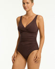 SEA LEVEL ESSENTIALS CROSS FRONT MULTIFIT ONE PIECE