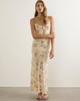 AUGUSTE ANNIE TIE SLIP MAXI DRESS