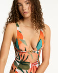 SEA LVEL TROPALUXE CHAIN LINK LONGLINE ONE PIECE