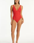 SEA LEVEL CARACUS SCOOP BACK PANEL LINE ONE PIECE