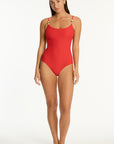 SEA LEVEL CARACUS SCOOP NECK ONE PIECE