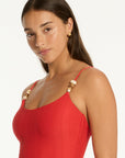 SEA LEVEL CARACUS SCOOP NECK ONE PIECE