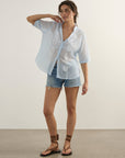 AUGUSTE SARDINE EMBROIDERED BLOUSE
