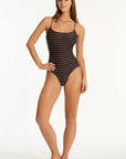 SEA LEVEL RIPTIDE SCOOP NECK ONE PIECE